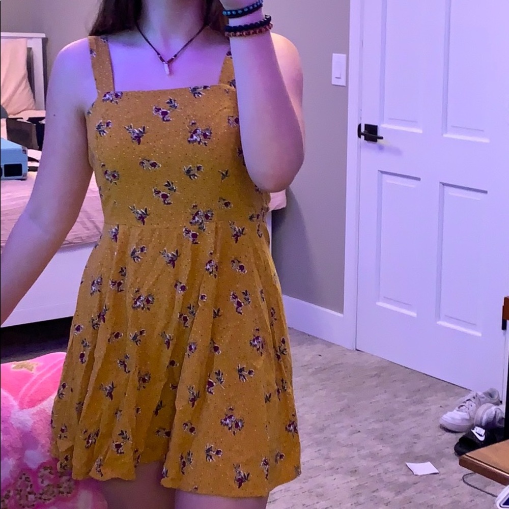 yellow sun dress